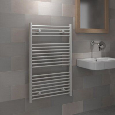 Kudox 536W Electric White Towel Warmer (H)974mm (W)600mm | Compare The Build