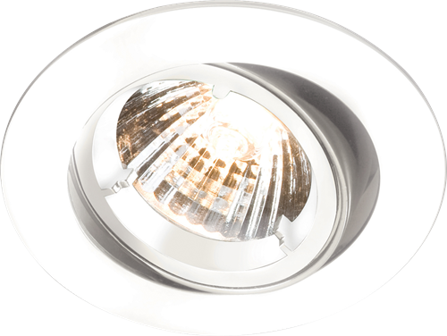 KnightsBridge IP20 230V GU10 White Recessed Tilt Twist & Lock Downlight Price Comparisons | Compare The Build