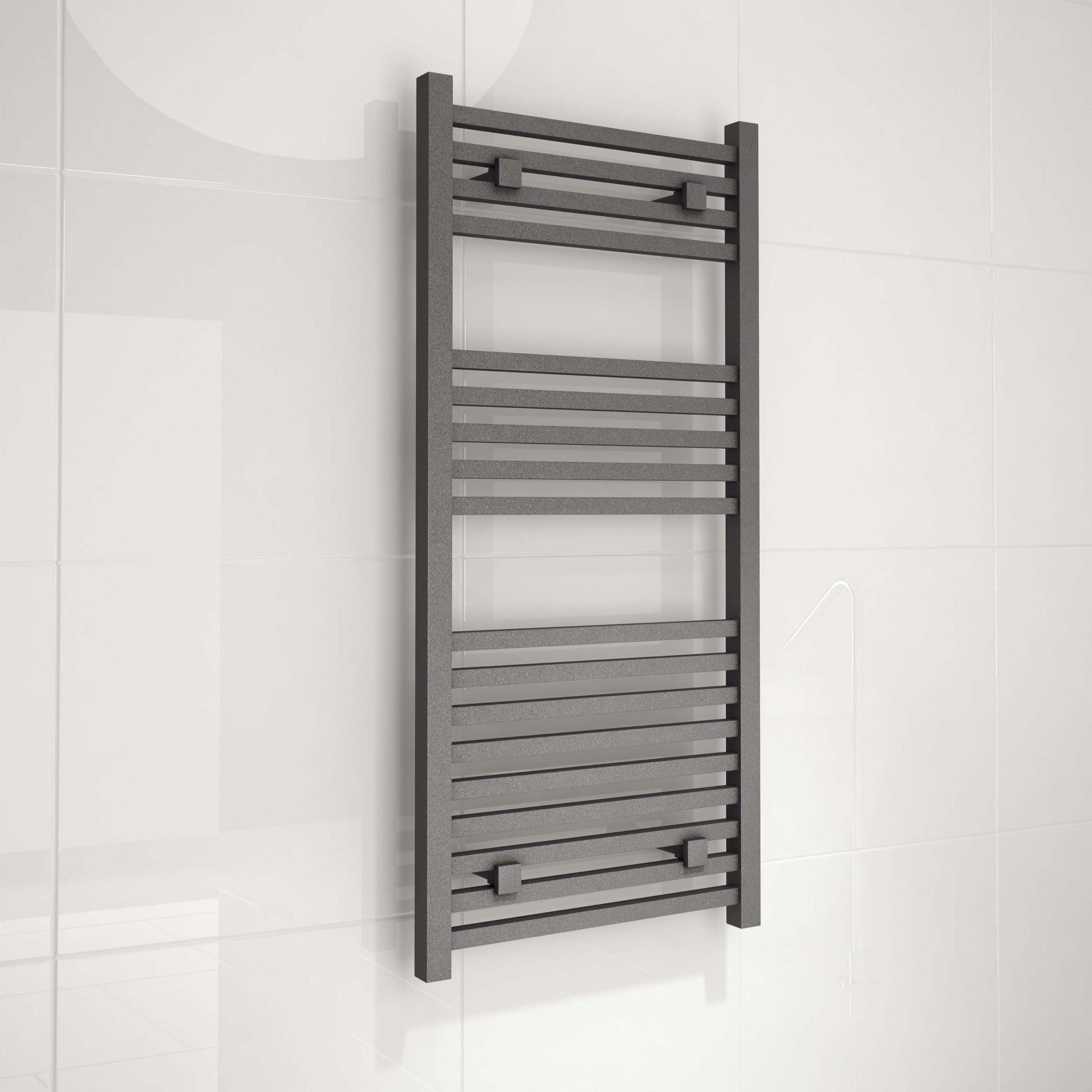 Kudox Sevilla 289W Anthracite Towel Heater (H)974mm (W)450mm Price Comparisons | Compare The Build